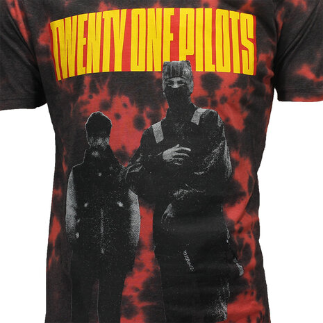 Band Merchandise Twenty One Pilots Dip Dye T-Shirt - Officiële Merchandise Band Merchandise Twenty One Pilots Dip Dye T-Shirt - Officiële Merchandise