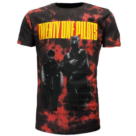 Band Merchandise Twenty One Pilots Dip Dye T-Shirt - Officiële Merchandise Band Merchandise Twenty One Pilots Dip Dye T-Shirt - Officiële Merchandise