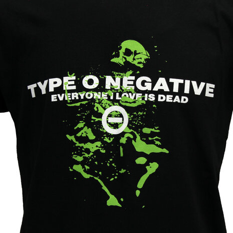 Band Merchandise Type O Negative „Everybody I Love Is Dead“-T-Shirt – offizielles Produkt Band Merchandise Type O Negative „Everybody I Love Is Dead“-T-Shirt – offizielles Produkt