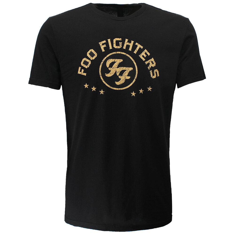 Band Merchandise Foo Fighters Arched Stars Logo T-Shirt - Officiële Merchandise Band Merchandise Foo Fighters Arched Stars Logo T-Shirt - Officiële Merchandise