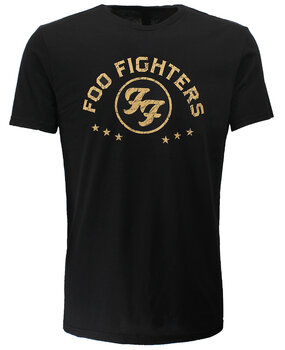 Band Merchandise Foo Fighters Arched Stars Logo T-Shirt Band Merchandise Foo Fighters Arched Stars Logo T-Shirt