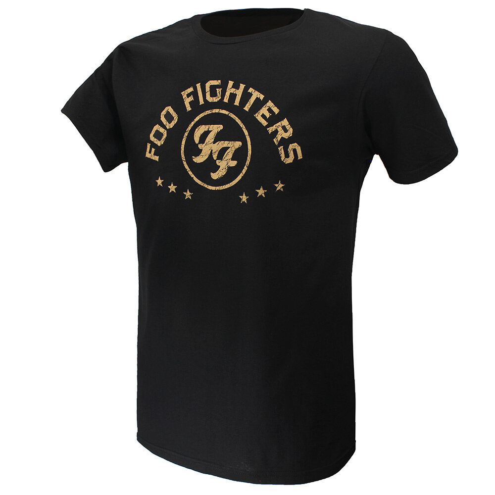 Band Merchandise Foo Fighters Arched Stars Logo T-Shirt - Officiële Merchandise Band Merchandise Foo Fighters Arched Stars Logo T-Shirt - Officiële Merchandise