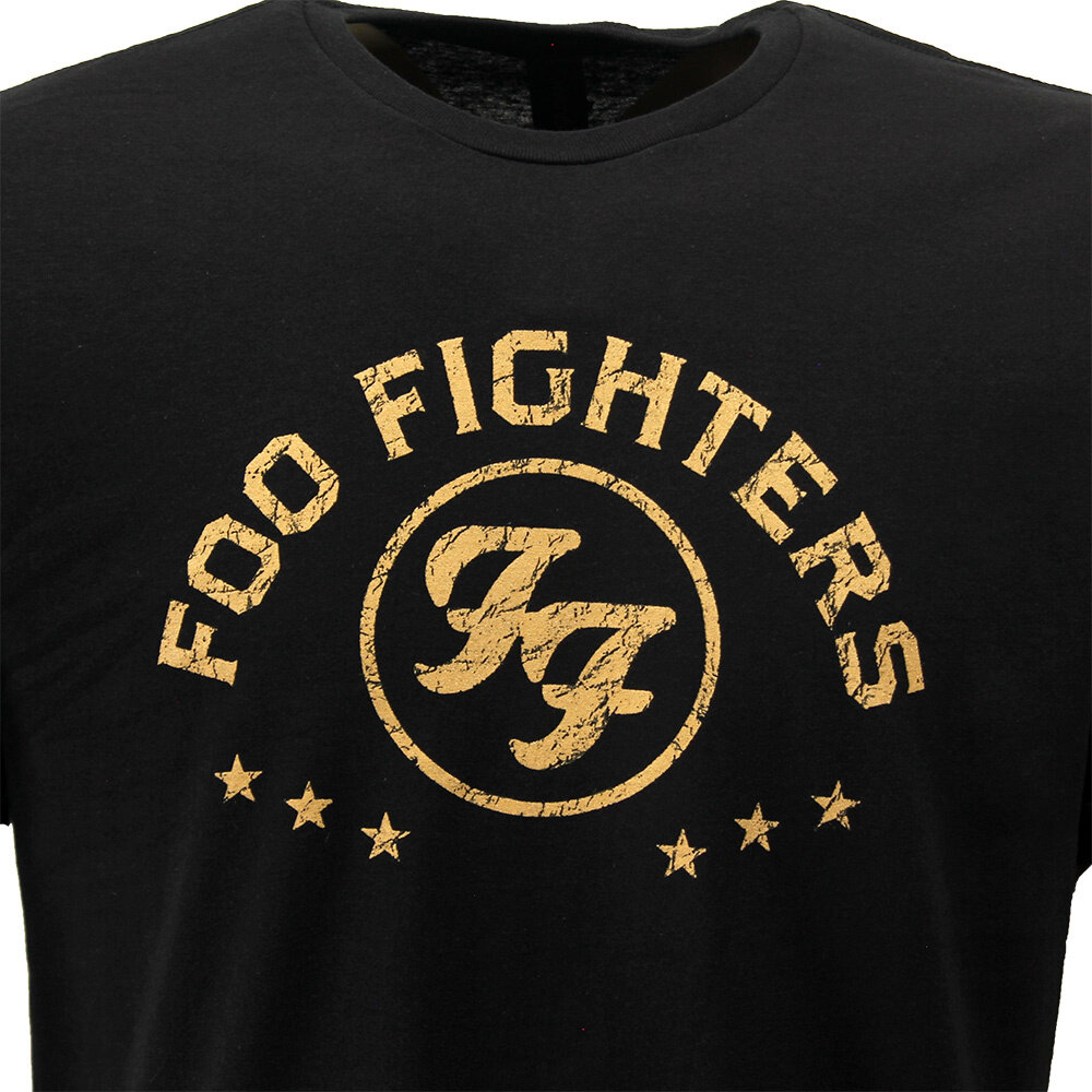 Band Merchandise Foo Fighters Arched Stars Logo T-Shirt - Officiële Merchandise Band Merchandise Foo Fighters Arched Stars Logo T-Shirt - Officiële Merchandise