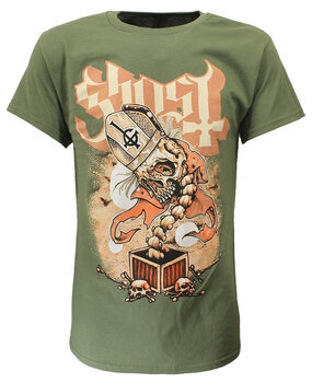 Band Merchandise Ghost Jack In The Box Green Band T-Shirt Band Merchandise Ghost Jack In The Box Green Band T-Shirt