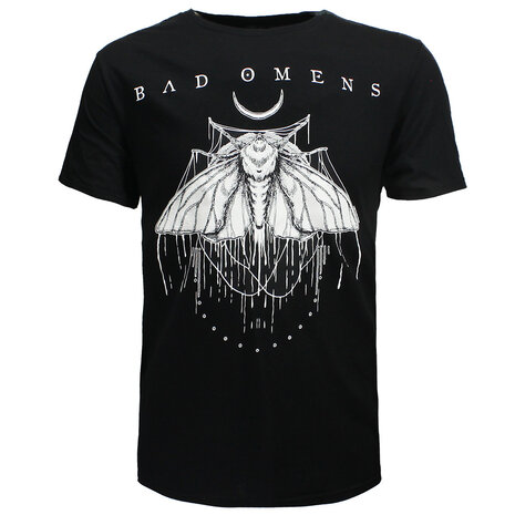 Band Merchandise Bad Omens Moth T-Shirt - Officiële Merchandise Band Merchandise Bad Omens Moth T-Shirt - Officiële Merchandise