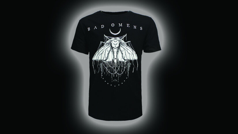 Bad Omens Moth T-Shirt - NIEUW!