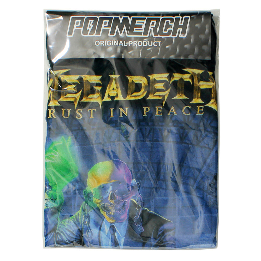 Band Merchandise Megadeth Rust In Peace Anniversary T-Shirt - Official Merchandise Band Merchandise Megadeth Rust In Peace Anniversary T-Shirt - Official Merchandise