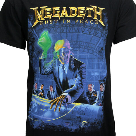 Band Merchandise Megadeth Rust In Peace Jubiläums-T-Shirt – Offizielles Merchandise Band Merchandise Megadeth Rust In Peace Jubiläums-T-Shirt – Offizielles Merchandise