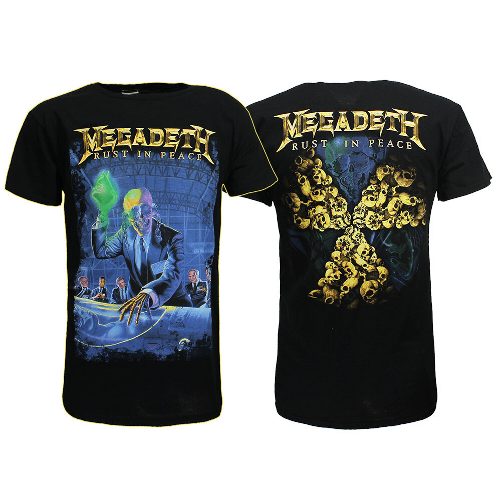 Band Merchandise Megadeth Rust In Peace Jubiläums-T-Shirt – Offizielles Merchandise Band Merchandise Megadeth Rust In Peace Jubiläums-T-Shirt – Offizielles Merchandise