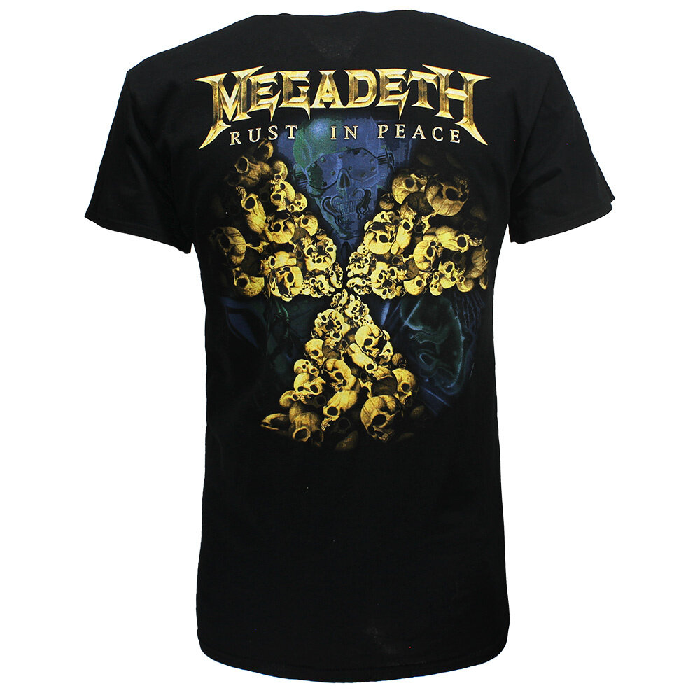 Band Merchandise Megadeth Rust In Peace Anniversary T-Shirt - Official Merchandise Band Merchandise Megadeth Rust In Peace Anniversary T-Shirt - Official Merchandise