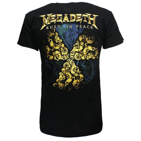 Band Merchandise Megadeth Rust In Peace Jubiläums-T-Shirt – Offizielles Merchandise Band Merchandise Megadeth Rust In Peace Jubiläums-T-Shirt – Offizielles Merchandise