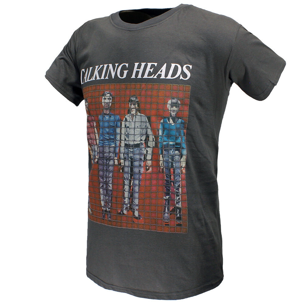 Band Merchandise Talking Heads Pixel Portrait T-Shirt - Officiële Merchandise Band Merchandise Talking Heads Pixel Portrait T-Shirt - Officiële Merchandise