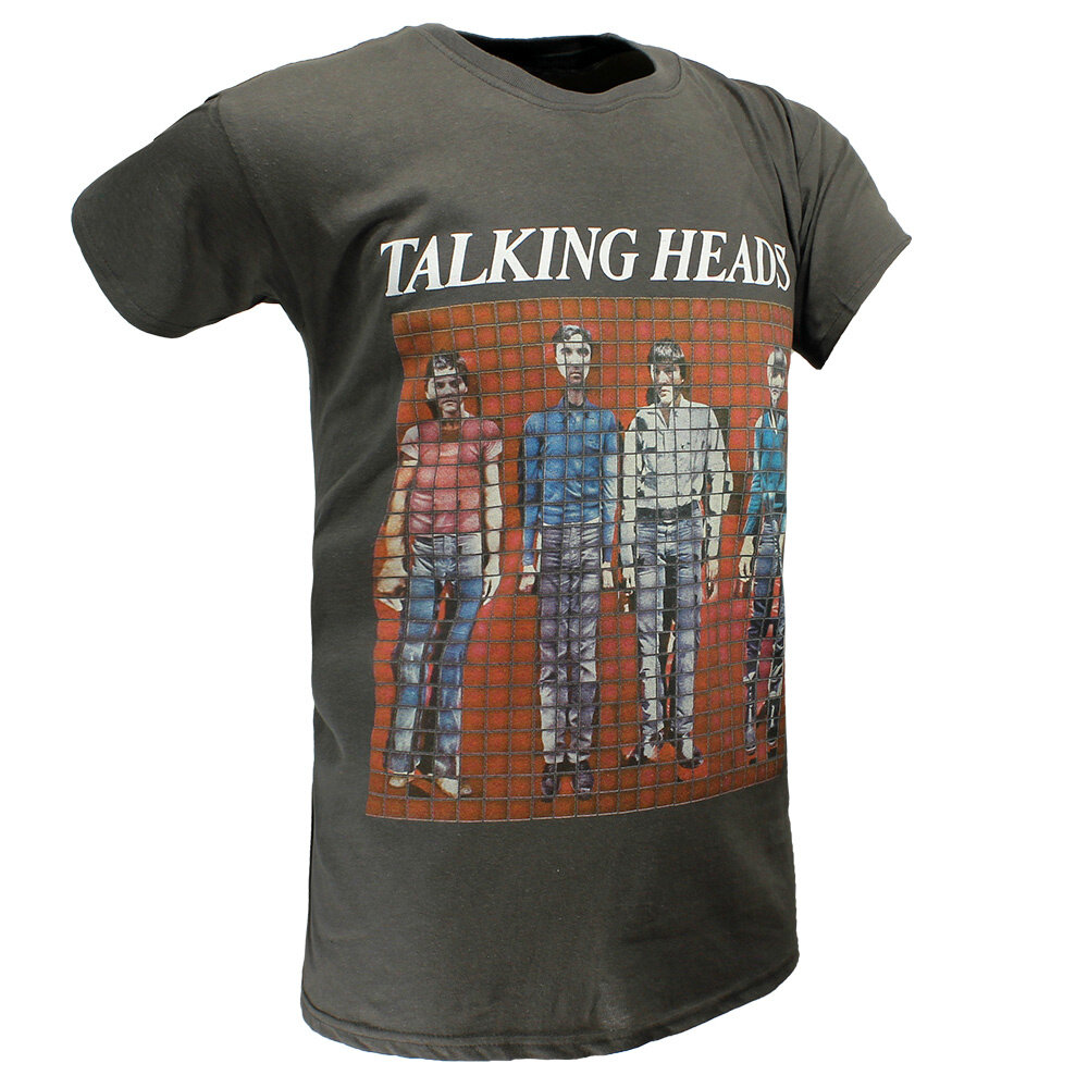 Band Merchandise Talking Heads Pixel Portrait T-Shirt - Officiële Merchandise Band Merchandise Talking Heads Pixel Portrait T-Shirt - Officiële Merchandise