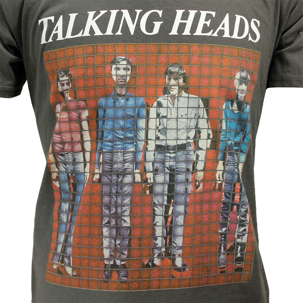 Band Merchandise Talking Heads Pixel Portrait T-Shirt - Officiële Merchandise Band Merchandise Talking Heads Pixel Portrait T-Shirt - Officiële Merchandise