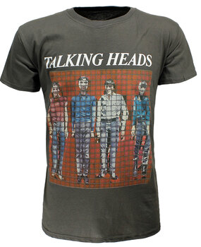 Band Merchandise Talking Heads Pixel Portrait T-Shirt Band Merchandise Talking Heads Pixel Portrait T-Shirt