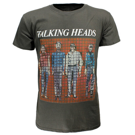 Band Merchandise Talking Heads Pixel Portrait T-Shirt - Officiële Merchandise Band Merchandise Talking Heads Pixel Portrait T-Shirt - Officiële Merchandise