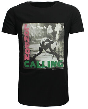 Band Merchandise The Clash London Calling T-Shirt Band Merchandise The Clash London Calling T-Shirt