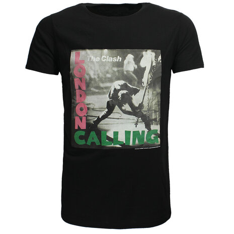 Band Merchandise The Clash London Calling T-Shirt - Official Merchandise Band Merchandise The Clash London Calling T-Shirt - Official Merchandise