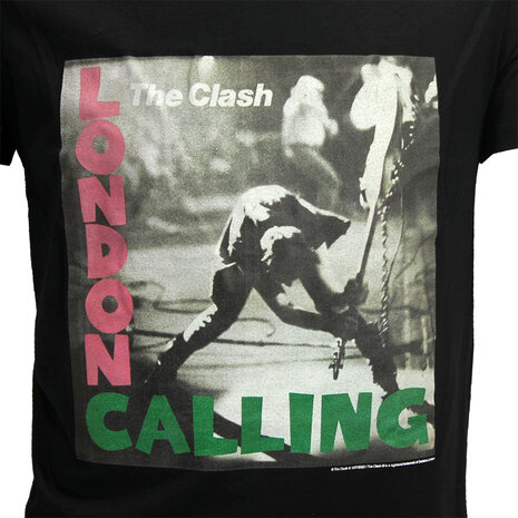 Band Merchandise The Clash London Calling T-Shirt - Official Merchandise Band Merchandise The Clash London Calling T-Shirt - Official Merchandise