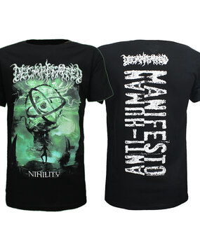 Band Merchandise Decapitated Nihility T-Shirt Band Merchandise Decapitated Nihility T-Shirt