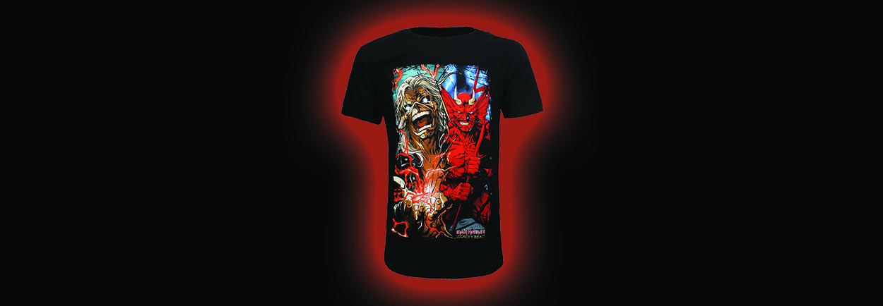 Iron Maiden Duality Big Print T-Shirt - NIEUW BINNEN