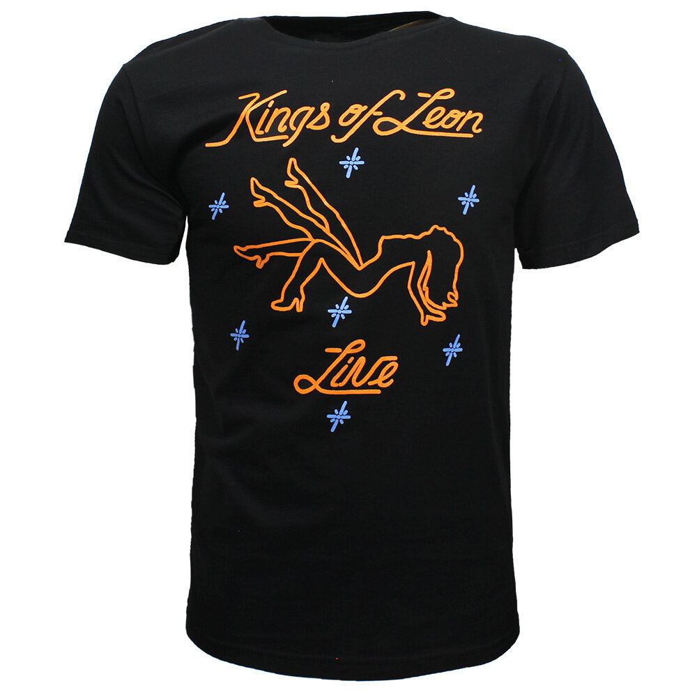 Band Merchandise Kings of Leon Stripper Vegas Lights T-Shirt - Officiële Merchandise Band Merchandise Kings of Leon Stripper Vegas Lights T-Shirt - Officiële Merchandise