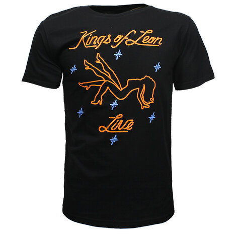 Band Merchandise Kings of Leon Stripper Vegas Lights T-Shirt - Officiële Merchandise Band Merchandise Kings of Leon Stripper Vegas Lights T-Shirt - Officiële Merchandise