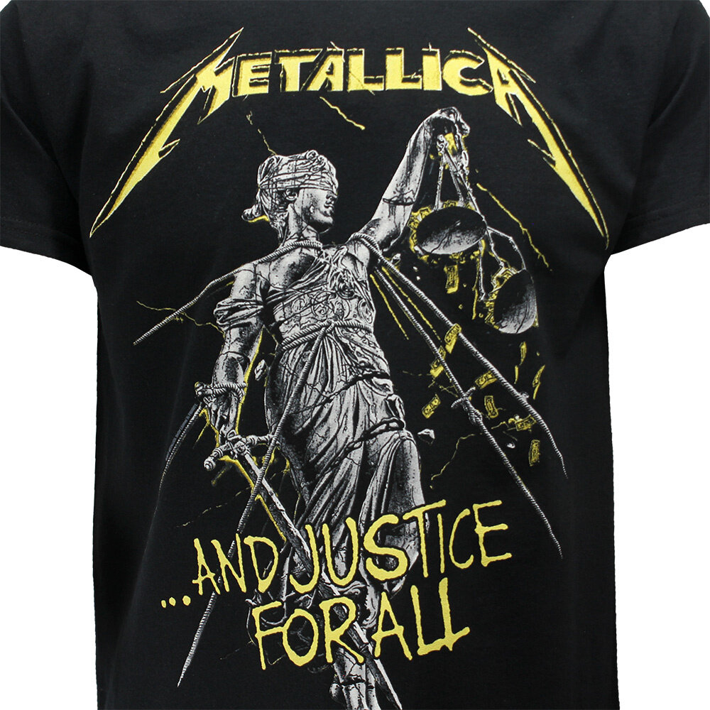 Band Merchandise Metallica And Justice For All Tracks T-Shirt - Official Merchandise Band Merchandise Metallica And Justice For All Tracks T-Shirt - Official Merchandise