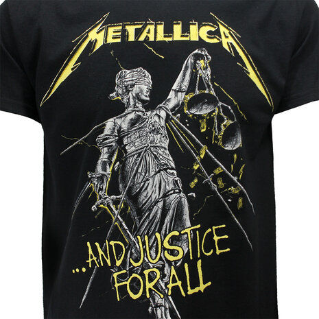 Band Merchandise Metallica And Justice For All Tracks T-Shirt - Official Merchandise Band Merchandise Metallica And Justice For All Tracks T-Shirt - Official Merchandise