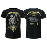 Band Merchandise Metallica And Justice For All Tracks T-Shirt Band Merchandise Metallica And Justice For All Tracks T-Shirt