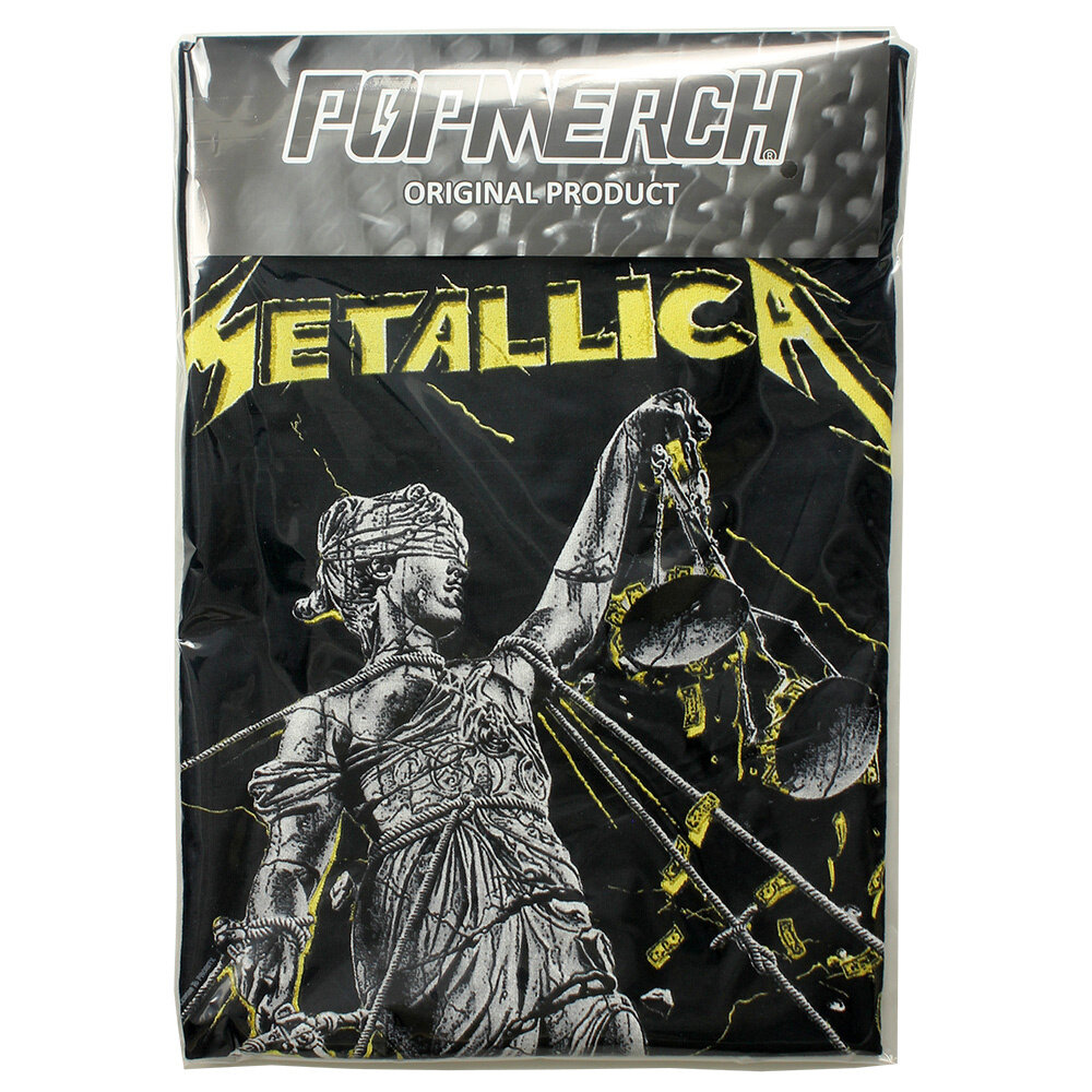 Band Merchandise Metallica And Justice For All Tracks T-Shirt - Official Merchandise Band Merchandise Metallica And Justice For All Tracks T-Shirt - Official Merchandise