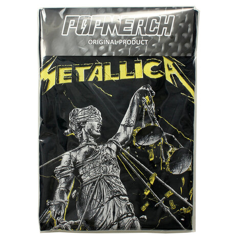 Band Merchandise Metallica And Justice For All Tracks T-Shirt - Official Merchandise Band Merchandise Metallica And Justice For All Tracks T-Shirt - Official Merchandise