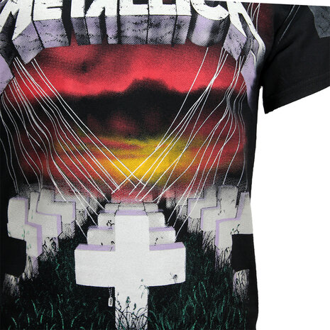 Band Merchandise Metallica Master Of Puppets All Over Print T-Shirt - Officiële Merchandise Band Merchandise Metallica Master Of Puppets All Over Print T-Shirt - Officiële Merchandise