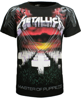 Band Merchandise Metallica Master Of Puppets All Over Print T-Shirt Band Merchandise Metallica Master Of Puppets All Over Print T-Shirt