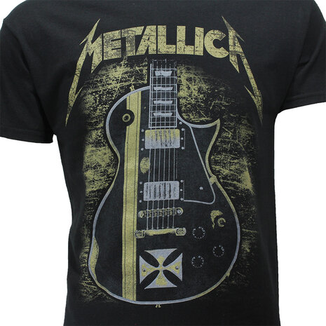 Band Merchandise Metallica James Hetfield Iron Cross Gitarren-T-Shirt – offizielles Merchandise