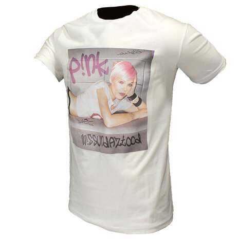 Band Merchandise Pink Missundaztood Album T-Shirt - Officiële Merchandise Band Merchandise Pink Missundaztood Album T-Shirt - Officiële Merchandise