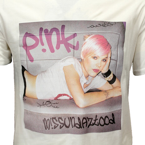 Band Merchandise Pink Missundaztood Album T-Shirt - Officiële Merchandise Band Merchandise Pink Missundaztood Album T-Shirt - Officiële Merchandise