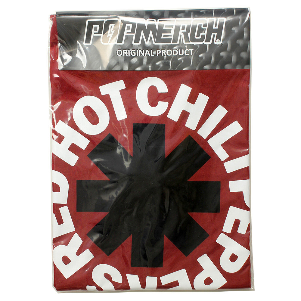 Band Merchandise Red Hot Chili Peppers Asterisk T-Shirt Rood - Officiële Merchandise Band Merchandise Red Hot Chili Peppers Asterisk T-Shirt Rood - Officiële Merchandise