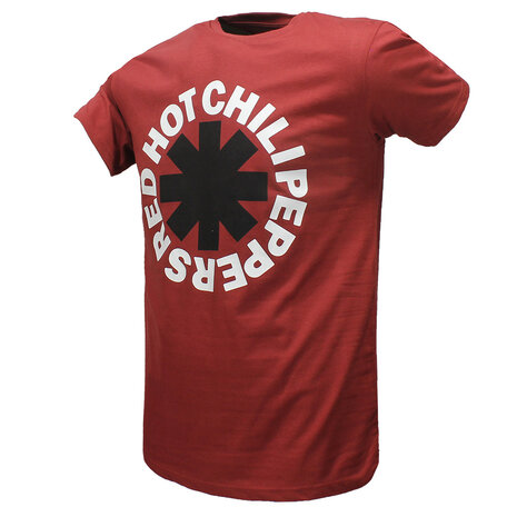Band Merchandise Red Hot Chili Peppers Asterisk T-Shirt Rood - Officiële Merchandise Band Merchandise Red Hot Chili Peppers Asterisk T-Shirt Rood - Officiële Merchandise