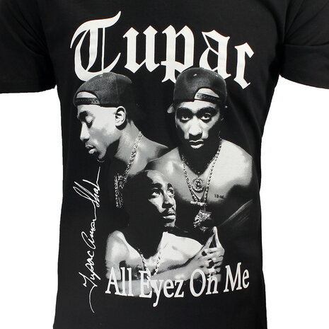 Band Merchandise 2PAC  Tupac All Eyez Flex Pose T-Shirt - Officiële Merchandise Band Merchandise 2PAC  Tupac All Eyez Flex Pose T-Shirt - Officiële Merchandise