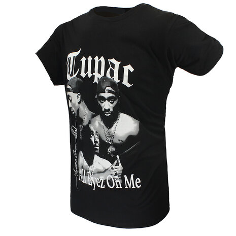 Band Merchandise 2PAC  Tupac All Eyez Flex Pose T-Shirt - Officiële Merchandise Band Merchandise 2PAC  Tupac All Eyez Flex Pose T-Shirt - Officiële Merchandise