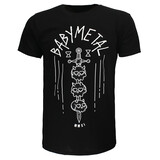 Band Merchandise Babymetal Skulls Sword MMXI T-Shirt Band Merchandise Babymetal Skulls Sword MMXI T-Shirt