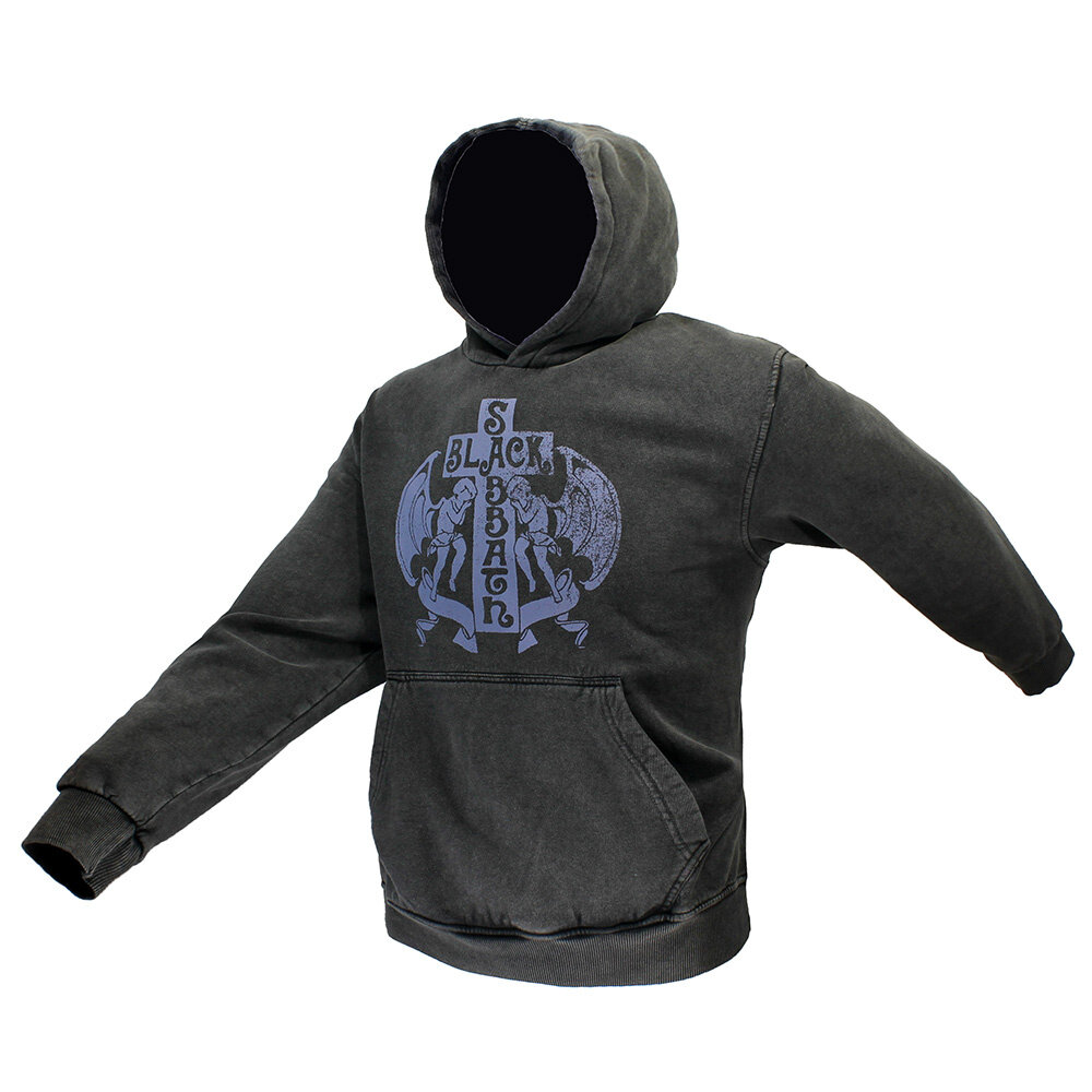Band Merchandise Black Sabbath Angels Cross Pullover Hoodie - Official Merchandise Band Merchandise Black Sabbath Angels Cross Pullover Hoodie - Official Merchandise