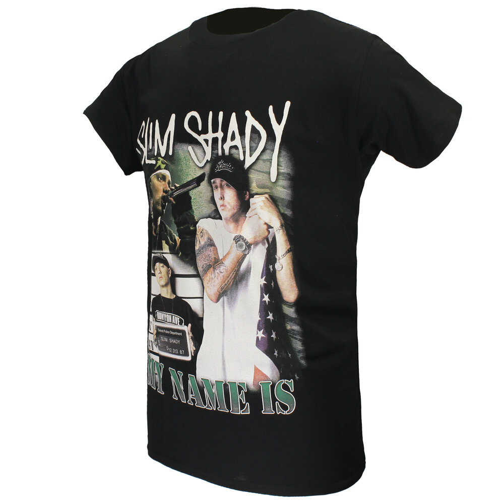 Band Merchandise Eminem My Name Is Slim Shady T-Shirt - Officiële Merchandise Band Merchandise Eminem My Name Is Slim Shady T-Shirt - Officiële Merchandise