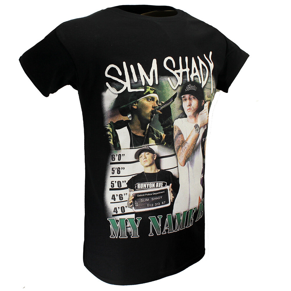 Band Merchandise Eminem My Name Is Slim Shady T-Shirt - Officiële Merchandise Band Merchandise Eminem My Name Is Slim Shady T-Shirt - Officiële Merchandise