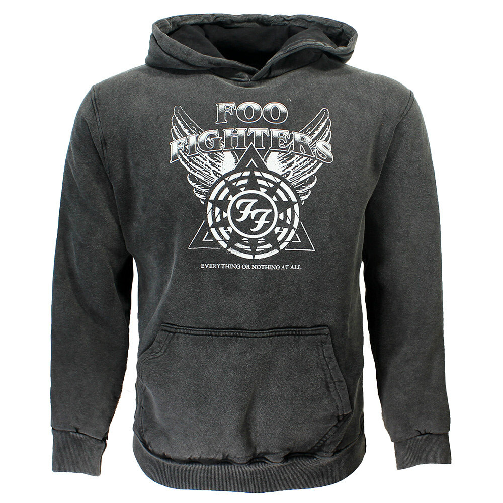 Band Merchandise Foo Fighters Everything Logo Pullover Hoodie - Officiële Merchandise Band Merchandise Foo Fighters Everything Logo Pullover Hoodie - Officiële Merchandise