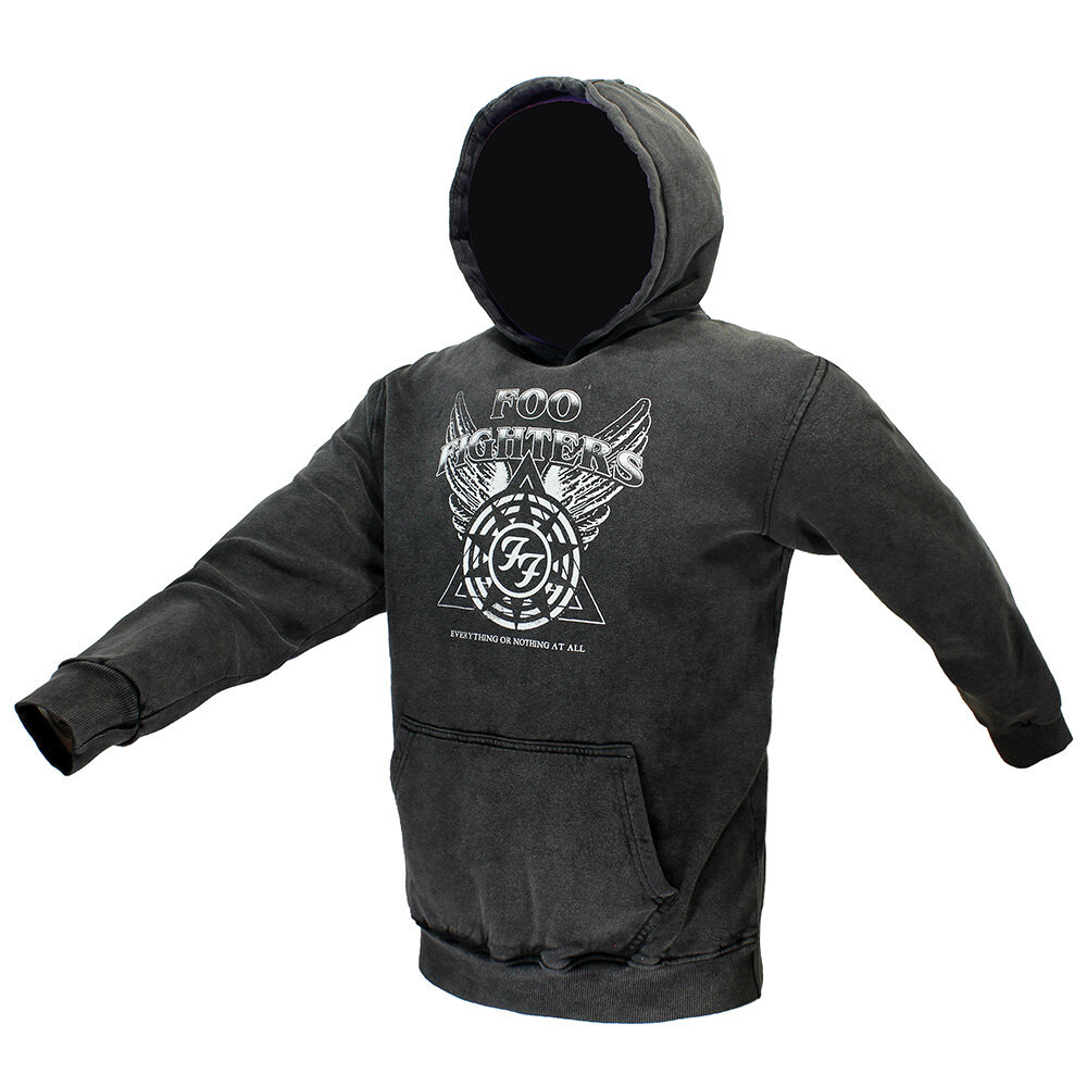 Band Merchandise Foo Fighters Everything Logo Pullover Hoodie - Officiële Merchandise Band Merchandise Foo Fighters Everything Logo Pullover Hoodie - Officiële Merchandise