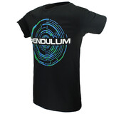 Band Merchandise Pendulum Wave Vortex Color Logo T-Shirt