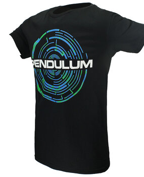 Band Merchandise Pendulum Wave Vortex Farblogo T-Shirt
