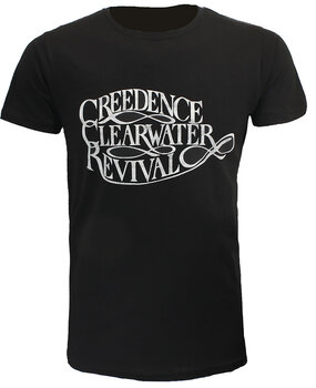 Band Merchandise Creedence Clearwater Revival Massive Vintage Logo T-Shirt Band Merchandise Creedence Clearwater Revival Massive Vintage Logo T-Shirt
